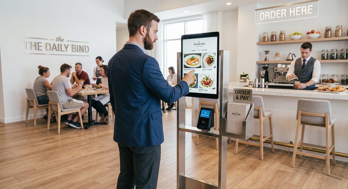 Self-order kiosk